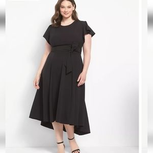 Lane Bryant Black Dress with POCKETS!